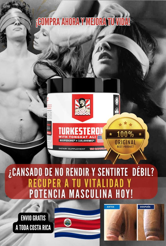 Turkesterone - Old School: Dobla la irrigación Sanguínea, Engrosa y Recupera tu potencia.