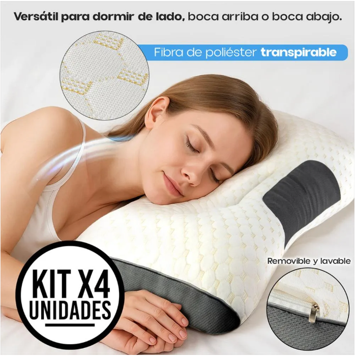 ALMOHADA ORTOPEDICA -  AYUDA A MEJORAR TU DESCANSO.